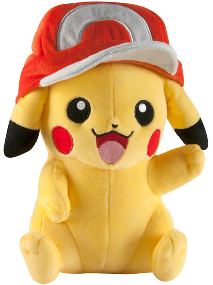 Pokemon - Pikachu with Ash Cap Plush - 25 cm