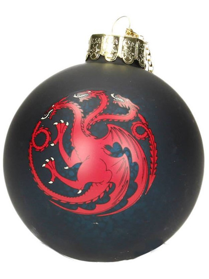 Game of Thrones - Targaryen Glass Ornament
