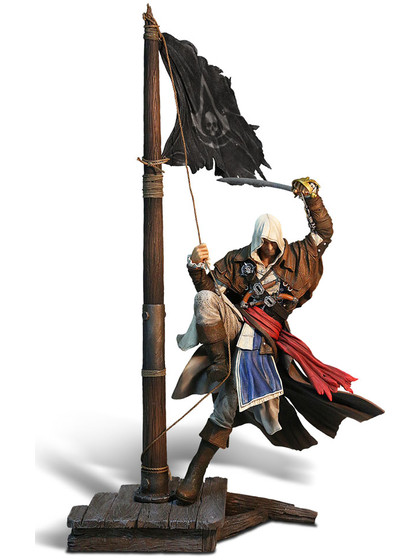 Assassin's Creed IV - Edward Kenway Master of the Seas Statue - SKADAD FÖRPACKNING