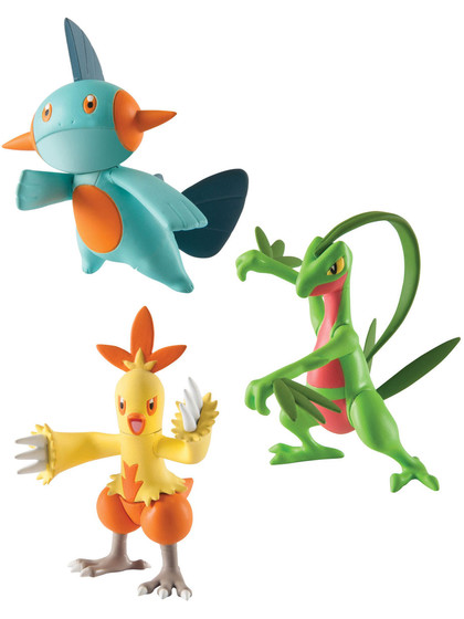Pokemon - Combusken, Marshtomp & Grovyle