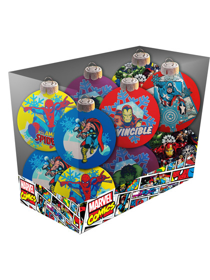 Marvel - Christmas Ornaments 12-pack