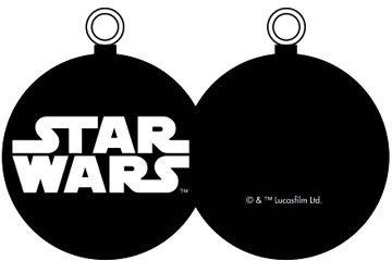 Star Wars - White Logo Ornament