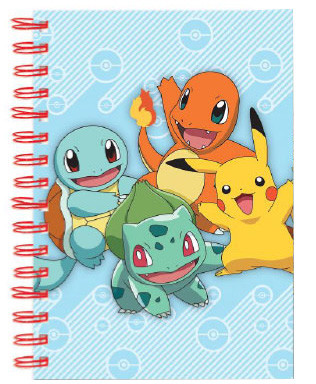 Pokemon - Starters A5 Notebook