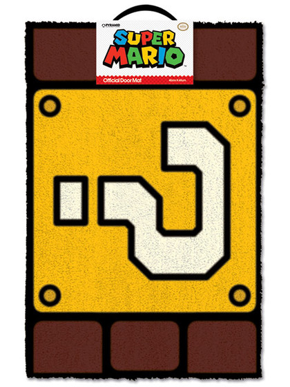 Super Mario - Question Mark Block Doormat