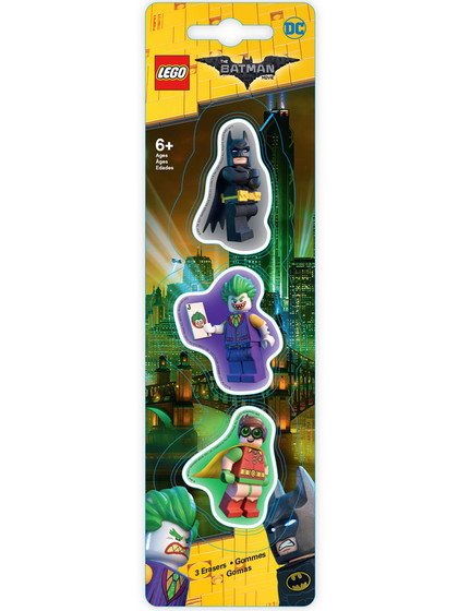 LEGO Batman - Mini-Erasers 3-Pack