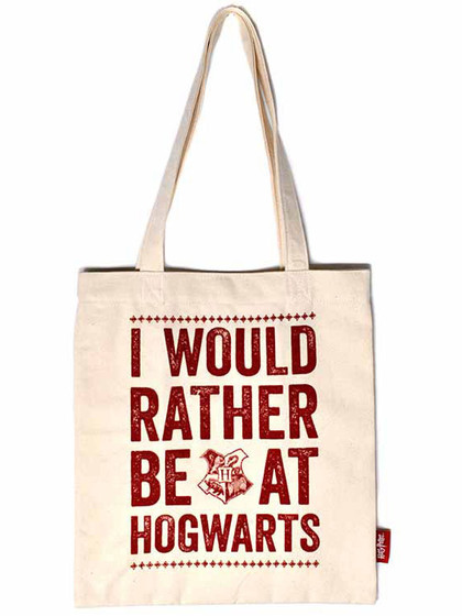 Harry Potter - Hogwarts Slogan Tote Bag