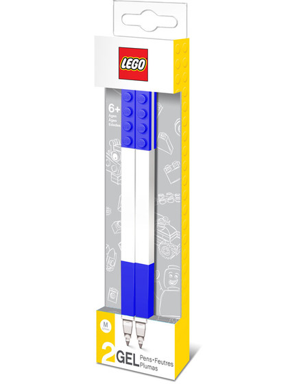LEGO - Blue Bricks Gel Pens 2-Pack