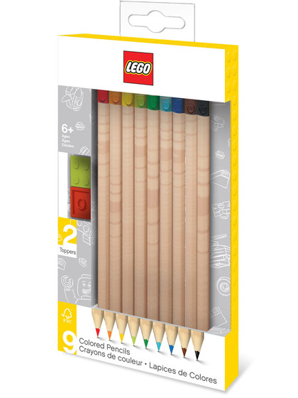 LEGO - Bricks Colored Pencils 9-Pack