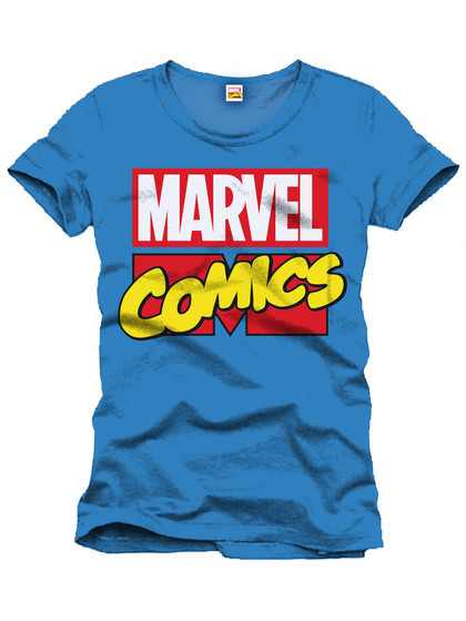 Marvel - Marvel Logo Cobalt T-Shirt