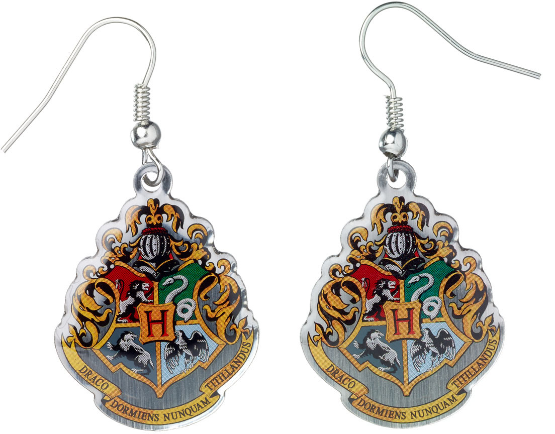 Läs mer om Harry Potter - Hogwarts Crest Earrings