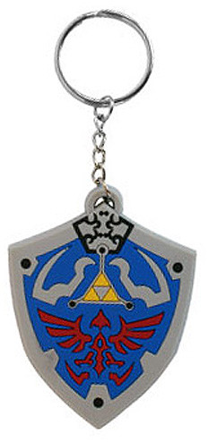 Legend of Zelda - Hyrulian Crest Rubber Keychain