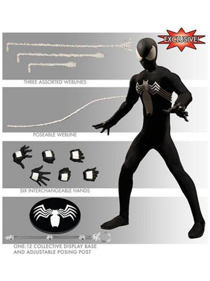 Marvel - Black Suit Spider-Man Previews Exclusive - One:12