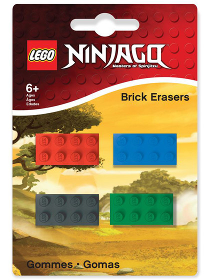 LEGO Ninjago - Mini-Erasers 4-Pack