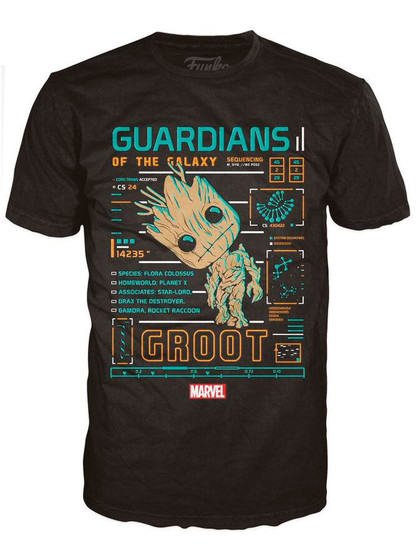 Guardians of the Galaxy - Groot Line-Up - POP! Tees