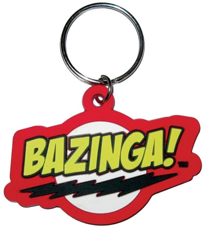 Big Bang Theory - Bazinga Rubber Keychain
