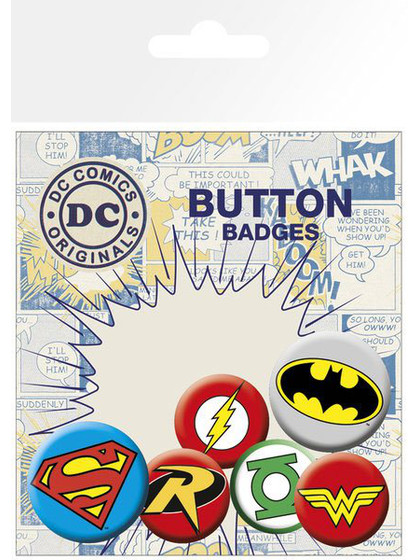 DC Comics - Logos Pin Badges 6-Pack