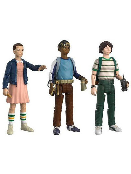 Stranger Things - Mike, Eleven & Lukas - ReAction 3-Pack