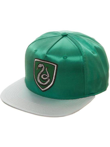 Harry Potter Snap Back Cap Slytherin Crest Satin