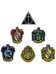 Harry Potter - House Crests Patches 6-Pack