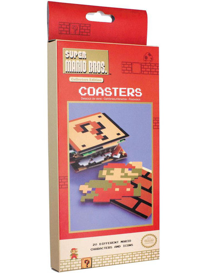 Super Mario - Super Mario Coaster 20-Pack