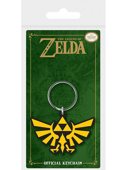 Legend of Zelda - Triforce Rubber Keychain