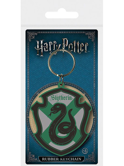 Harry Potter - Slytherin Rubber Keychain 6 cm