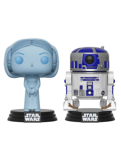 POP! Vinyl Star Wars - Holographic Leia & R2D2 2-Pack Exclusive