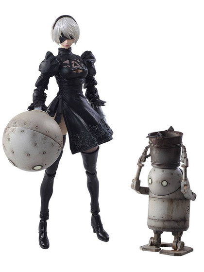 NieR Automata Bring Arts - 2B & Machine Lifeform