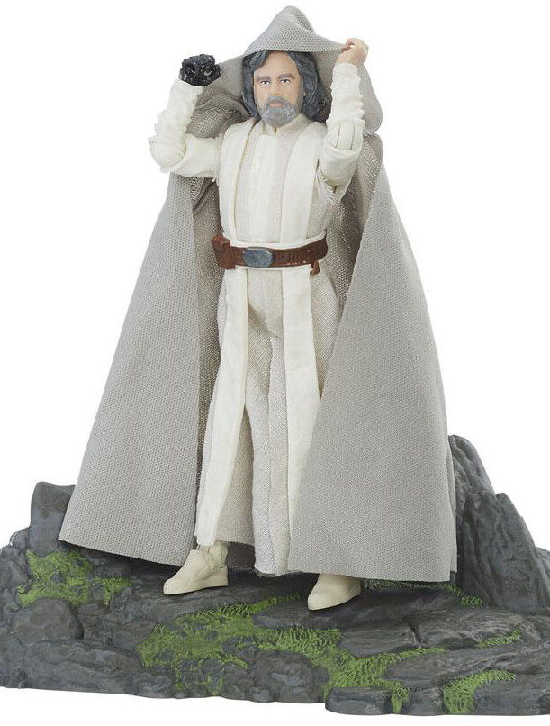 Läs mer om Star Wars Black Series - Deluxe Luke Skywalker Ahch-To Island