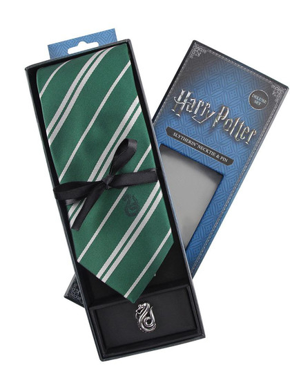 Harry Potter - Slytherin Tie & Metal Pin