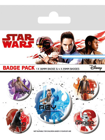 Star Wars Episode VIII - Icons Pin Badges 5-Pack