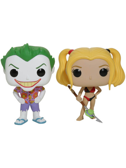 POP! Vinyl DC Comics - Beach Joker & Harley 2-Pack