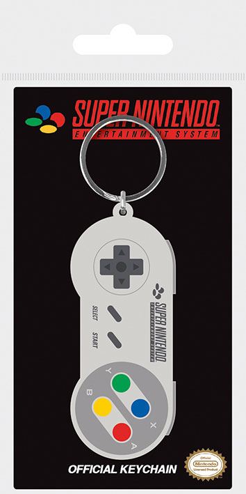 Nintendo - SNES Controller Rubber Keychain