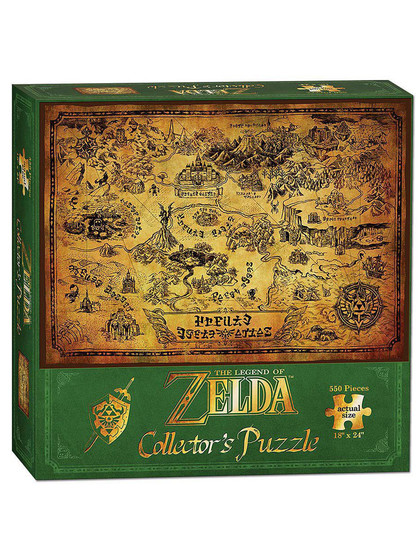 Legend of Zelda - Hyrule Map Puzzle