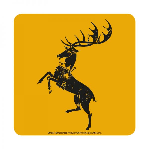 Läs mer om Game of Thrones - Baratheon Coasters 6-pack