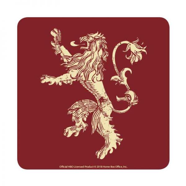 Läs mer om Game of Thrones - Lannister Coasters 6-pack