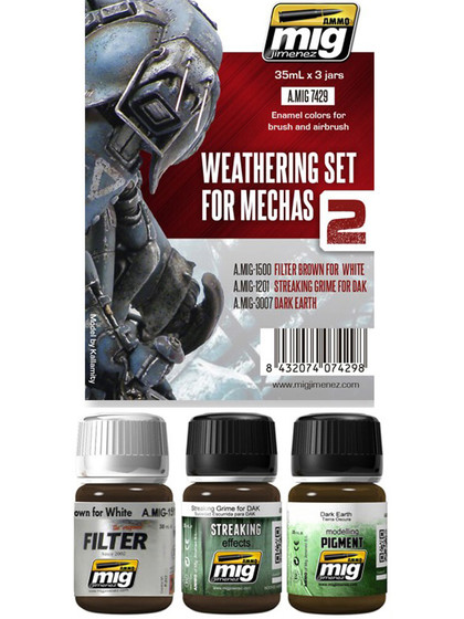 Weathering Set for Painting Mechas 7429