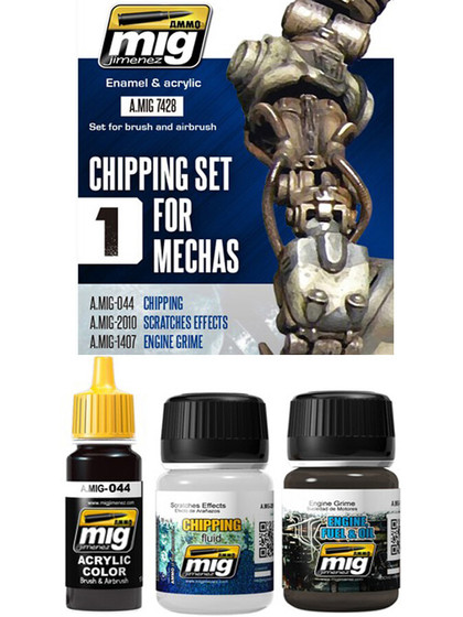 Chipping Set for Painting Mechas 7429