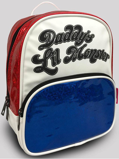 Suicide Squad - Daddy's Lil Monster Glossy Backpack