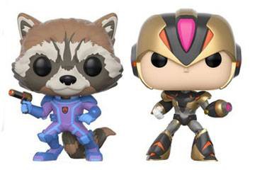 POP! Vinyl Marvel vs. Capcom - Rocket vs. MegaMan X 2-Pack