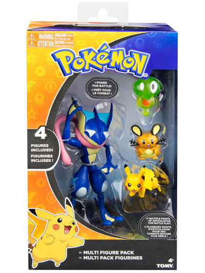 Pokemon - Greninja, Zygarde, Dedenne & Pikachu