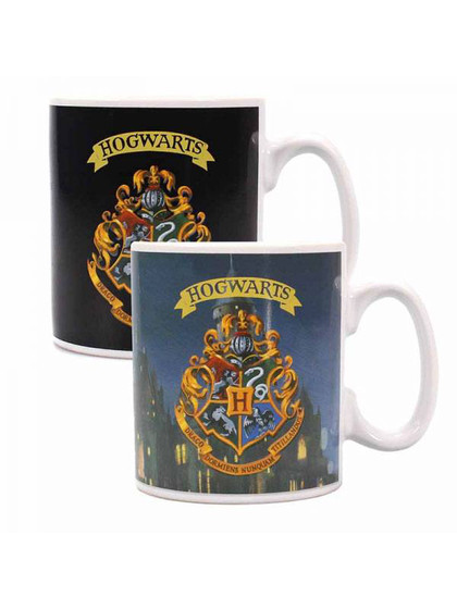 Harry Potter - Hogwarts Crest Heat Change Mug