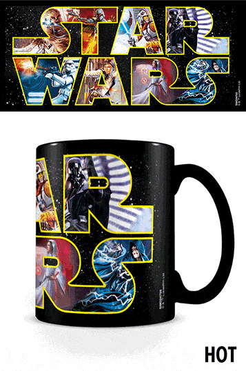 Star Wars - Logo Characters Heat Change Mug