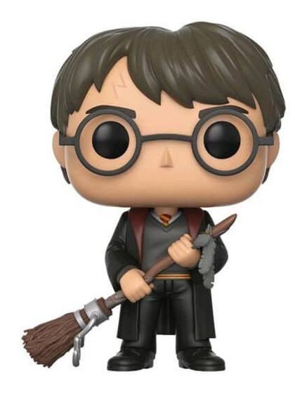 POP! Vinyl Harry Potter - Harry with Firebolt & Feather Exclusive