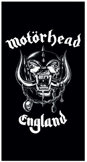 Läs mer om Motörhead - Logo Towel - 150 x 75 cm