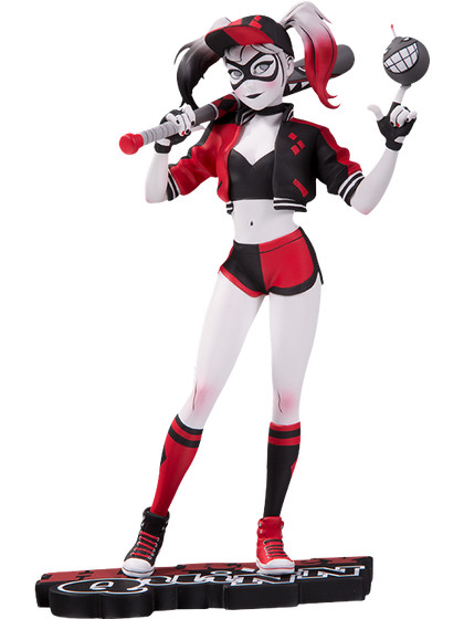 Harley Quinn Red White and Black by Mingjue Helen Chen