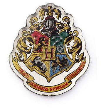 Läs mer om Harry Potter - Hogwarts Crest Pin Badge