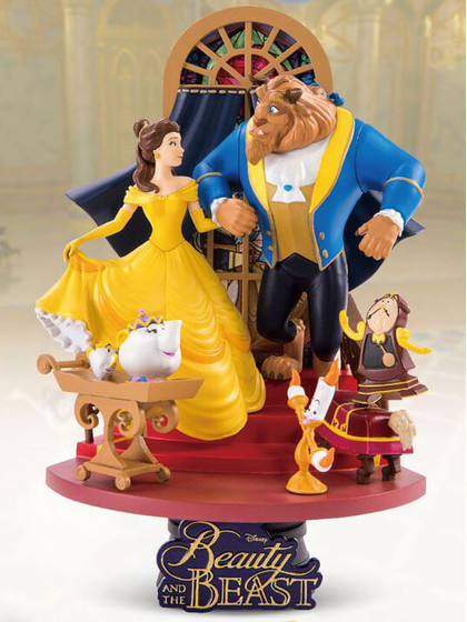 Beauty and the Beast D-Select Diorama - 15 cm