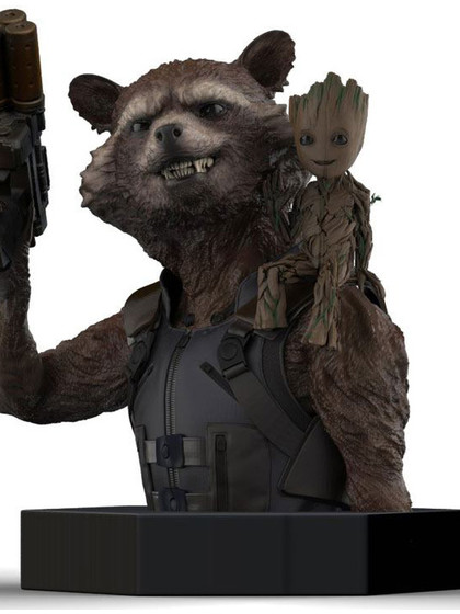 Guardians of the Galaxy - Rocket Raccoon & Groot Bust - 1/6