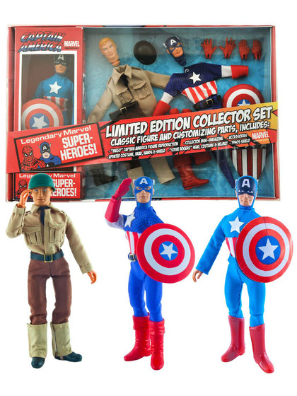 Marvel - Captain America Retro Action Figure Set